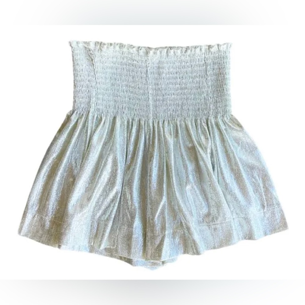 Queen of Sparkles Silver Shorts